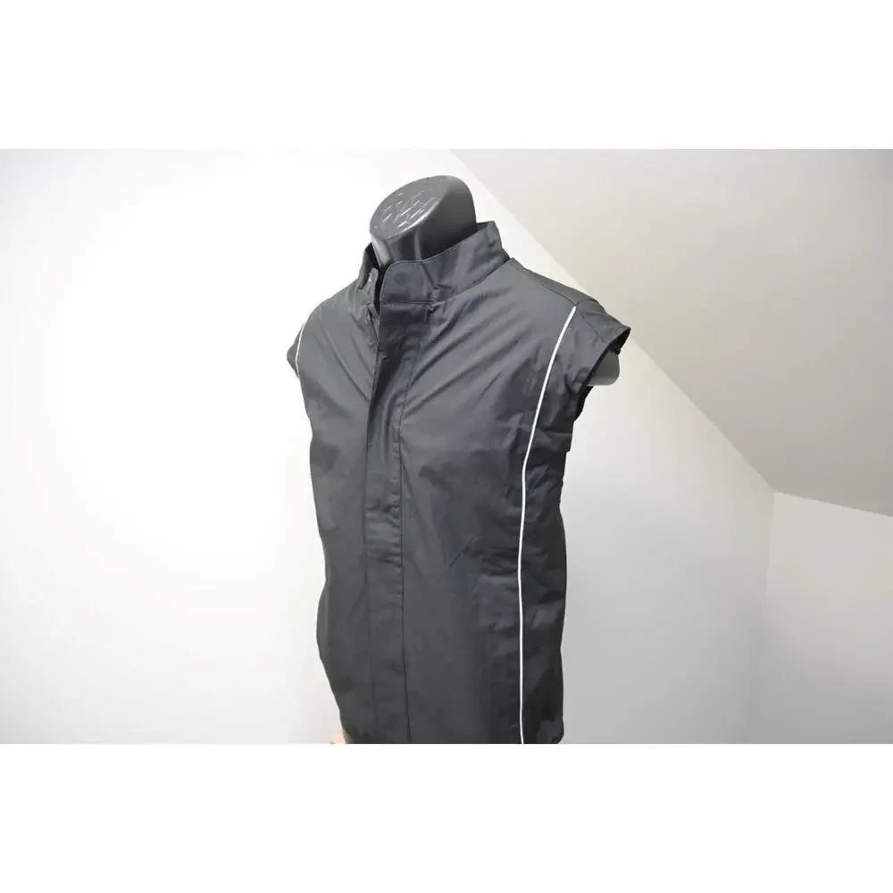 Galway Bay Golf Windbreaker Vest Jacket Full Zip Black‎ Mens Size Medium